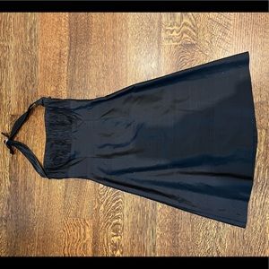 Price Roman midi black dress